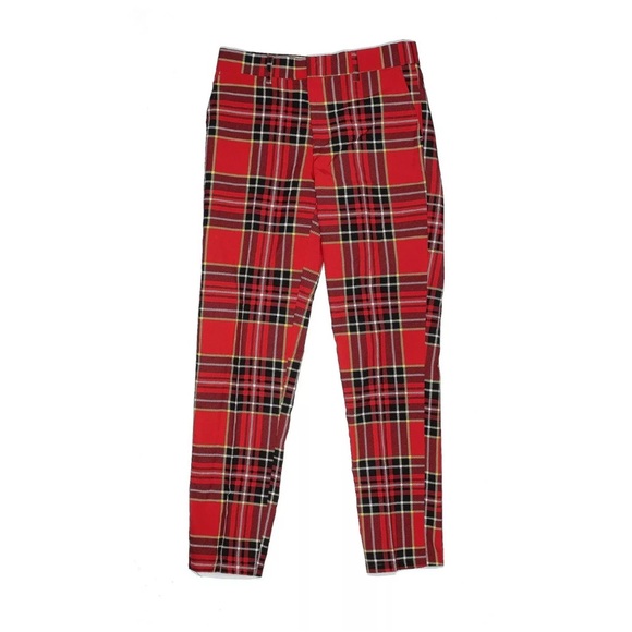 Teen OppoSuits The Lumberjack Christmas Red Plaid Suit Jacket Pants Set Size 14 - Picture 9 of 14